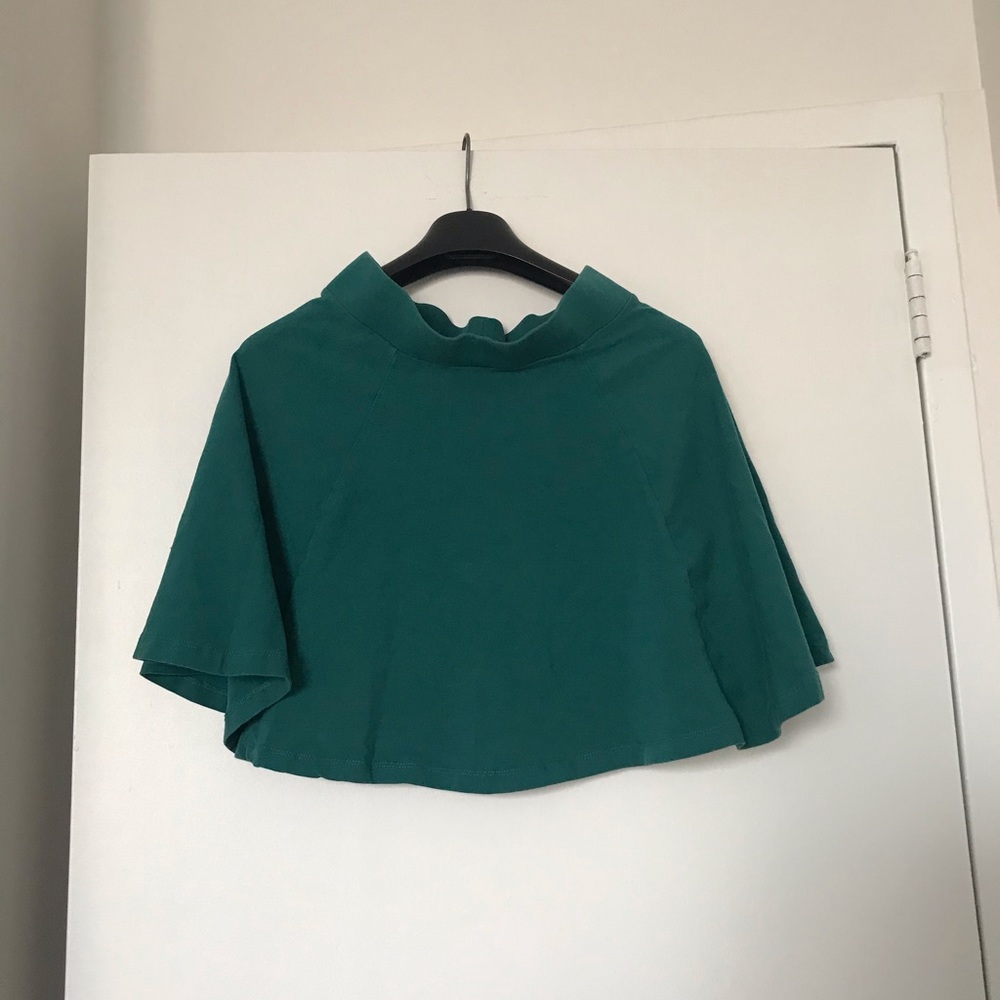 Turquoise Circle Skater Skirt